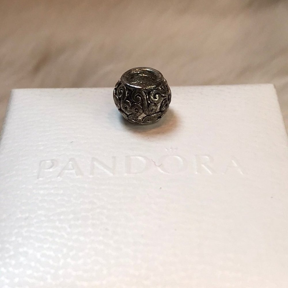Pandora Scroll Vines Swirl Charm 925 - image 3